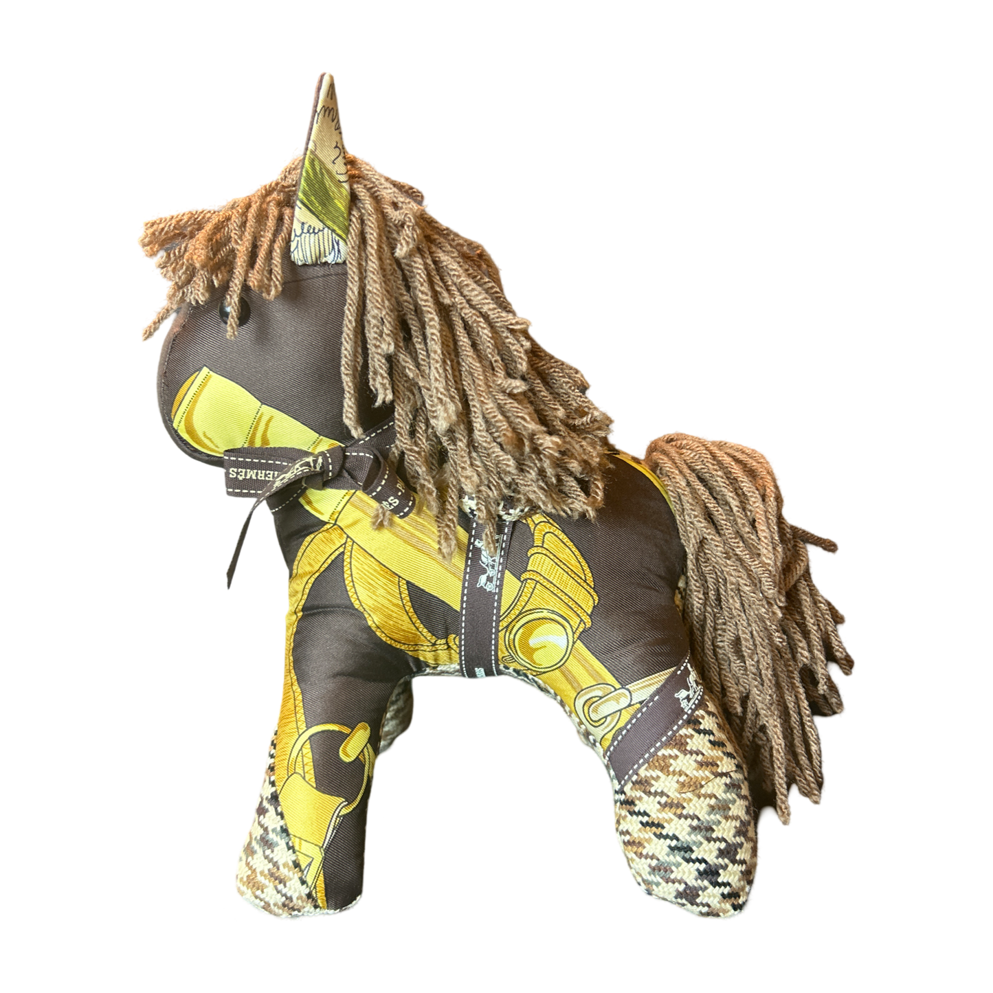 Eperon d'Or Vintage Silk Scarf Noble Pony