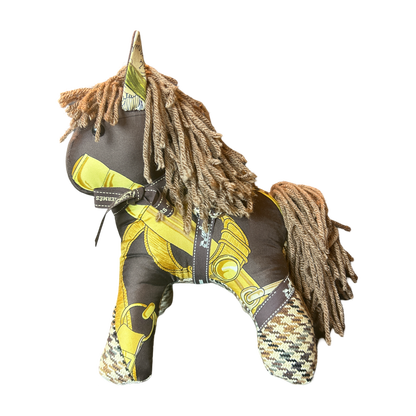 Eperon d'Or Vintage Silk Scarf Noble Pony