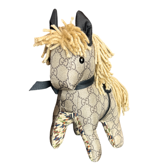 GG Vintage Silk Scarf Noble Pony