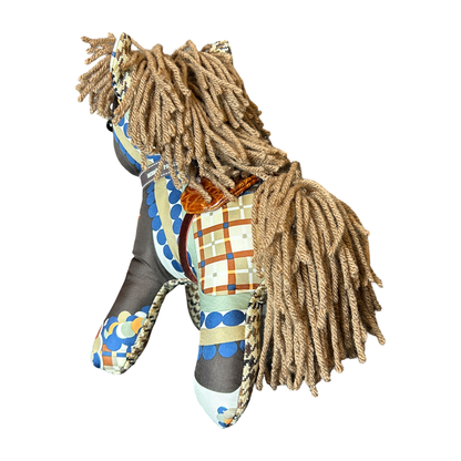 Haute Parure Vintage Silk Scarf Noble Pony