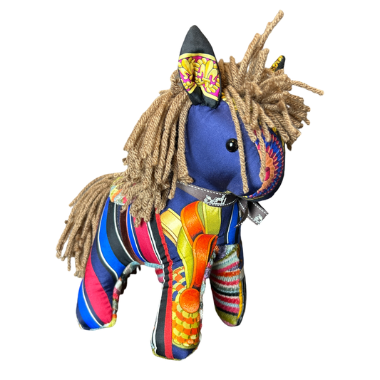 Rubans du Cheval Vintage Silk Scarf Noble Pony