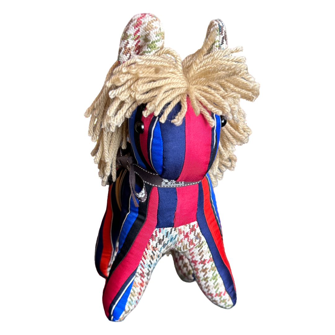 Couvertures et Tenues du Jour Vintage Silk Scarf Noble Pony