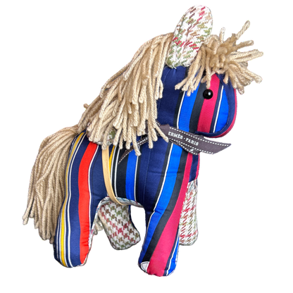Couvertures et Tenues du Jour Vintage Silk Scarf Noble Pony