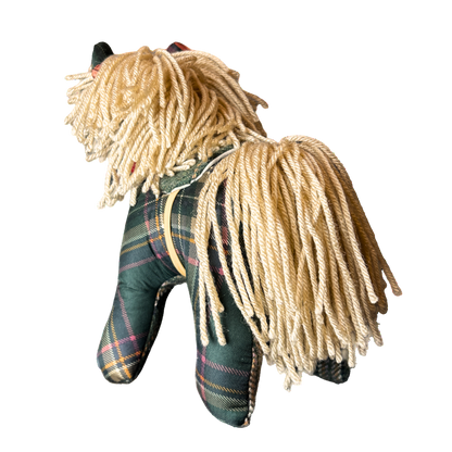 Tartan Vintage Silk Scarf Noble Pony