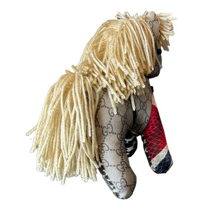 GG Vintage Silk Scarf Noble Pony