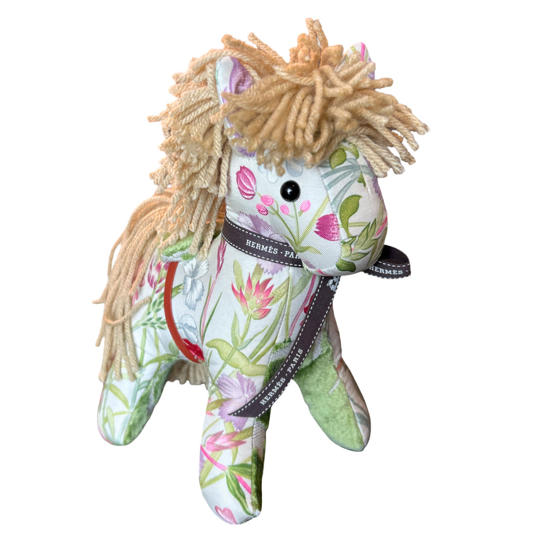 Oeillets Sauvage Vintage Silk Scarf Noble Pony