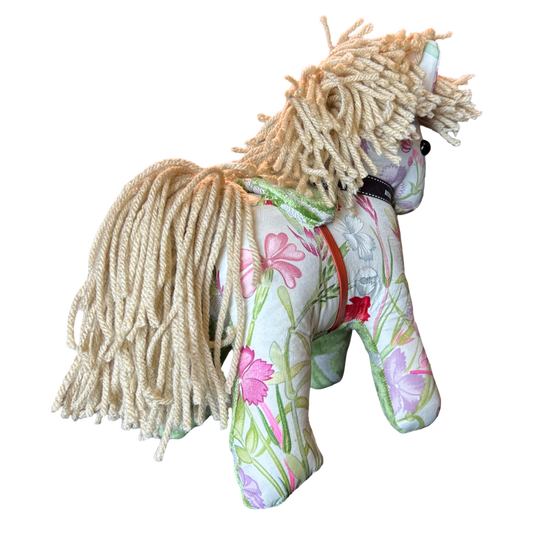 Oeillets Sauvage Vintage Silk Scarf Noble Pony