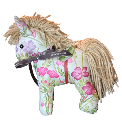 Oeillets Sauvage Vintage Silk Scarf Noble Pony