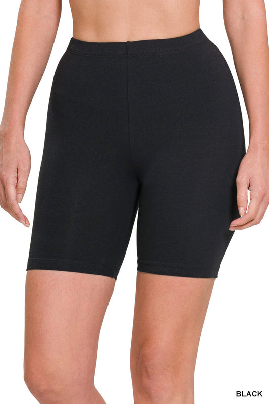 Women's Premium Cotton Biker Shorts – Western Everyday Essential