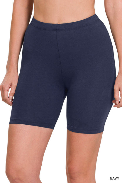 Women's Premium Cotton Biker Shorts – Western Everyday Essential
