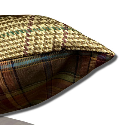 Prince of Wales Equestrian Boot Vintage Silk Scarf Pillow 27"