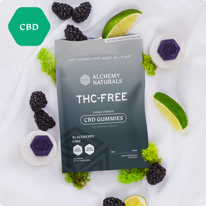 6-Pack: Alchemy Naturals Broad Spectrum CBD Gummies - THC Free-0