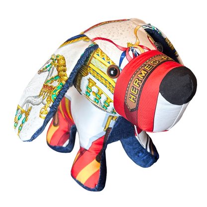 Sangles Vintage Silk Scarf Loyal Puppy
