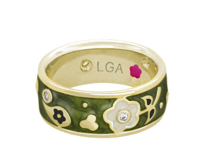 Daisy Love Band Ring — Wildflower