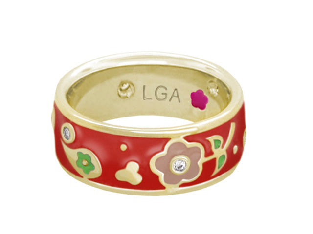 Daisy Love Band Ring — Wildflower