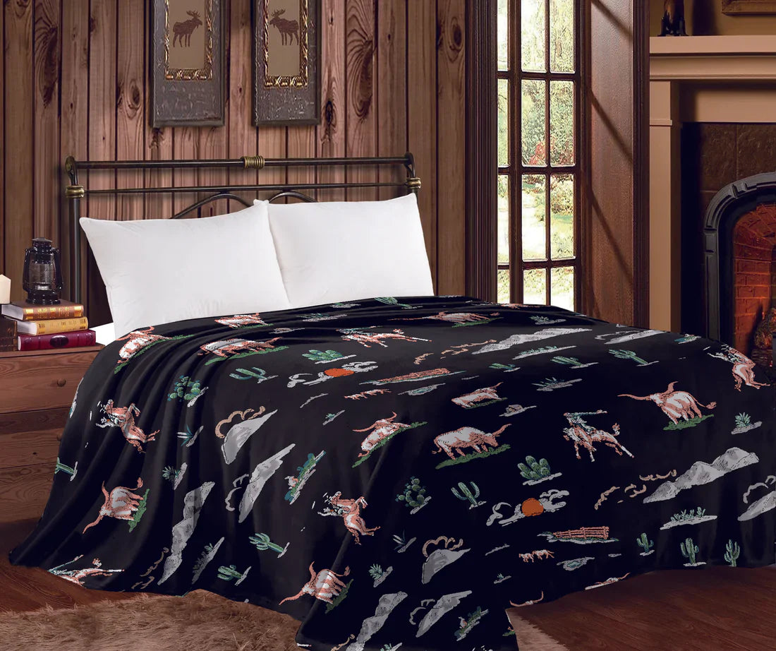 Mia Super Soft Plush Blanket – Twin & Queen Sizes