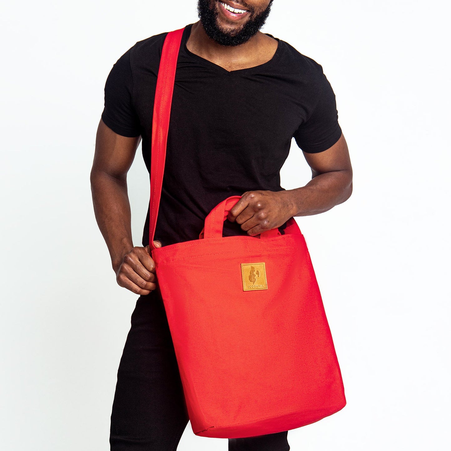 Canvas Carry-All Crossbody Bag for Men & Women | Amani