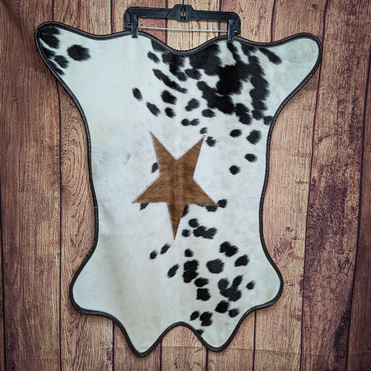 Western Star Genuine Calf Hide Rug – Handcrafted with Bound Edges (Each One Unique)