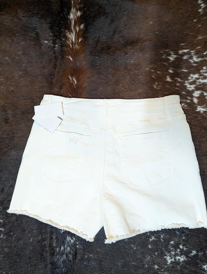 Redy White Denim Shorts – Classic Style, Everyday Comfort