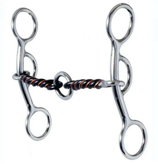 Reinsman Just Enough 3-Piece Sweet & Sour Snaffle Bit with Lifesaver – Stage B Transition Bit