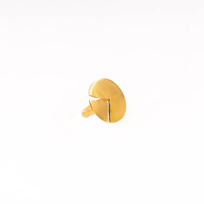 Quarter Moon Abstract Ring | Robo