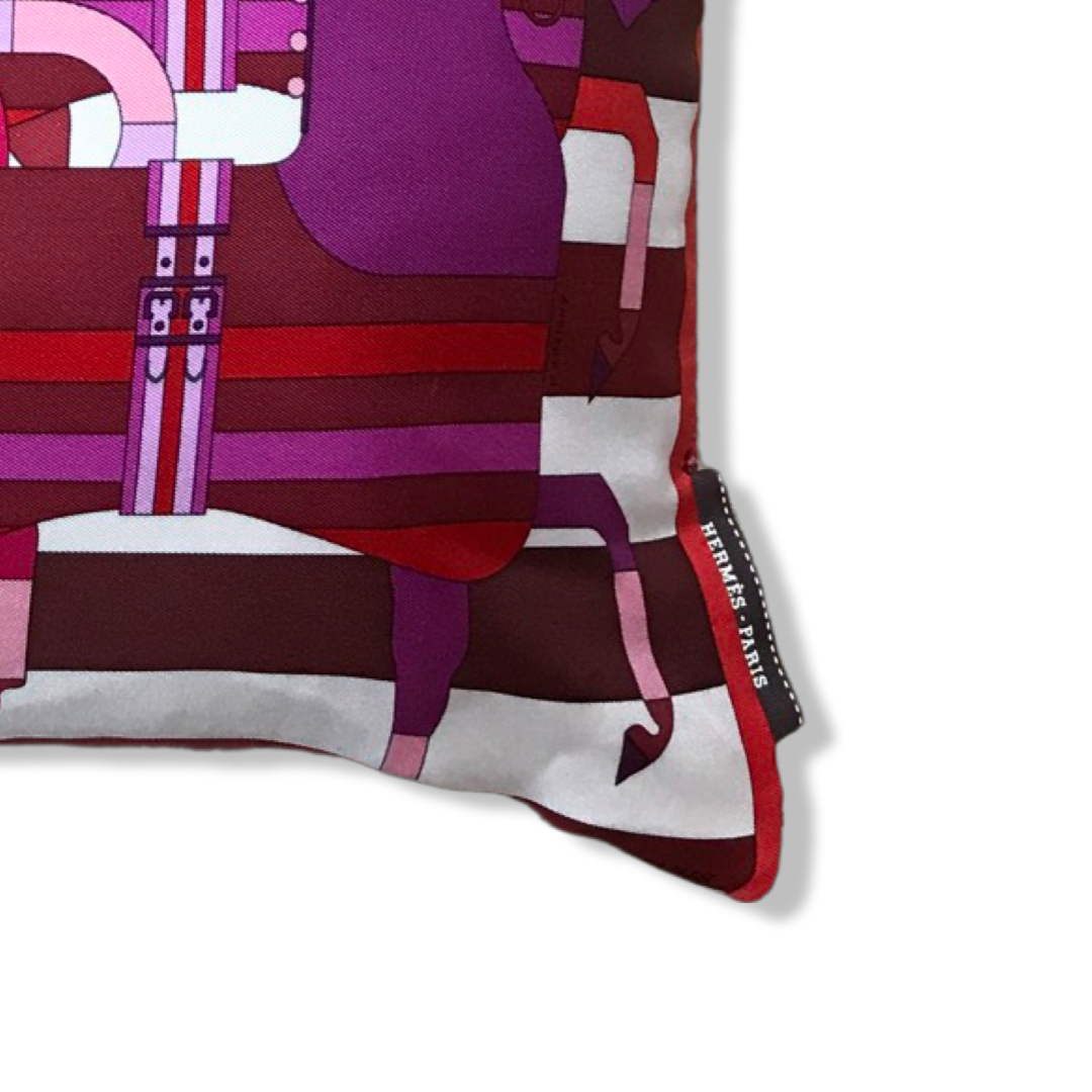 Rocabar Vintage Silk Scarf Pillow 17"