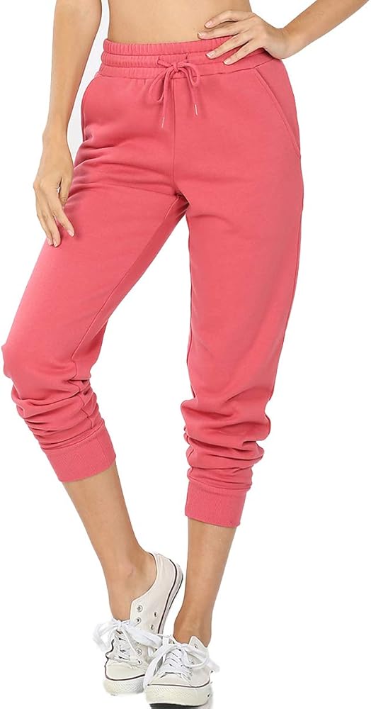 Zenana French Terry Joggers with Pockets – Soft, Casual, Everyday Comfort