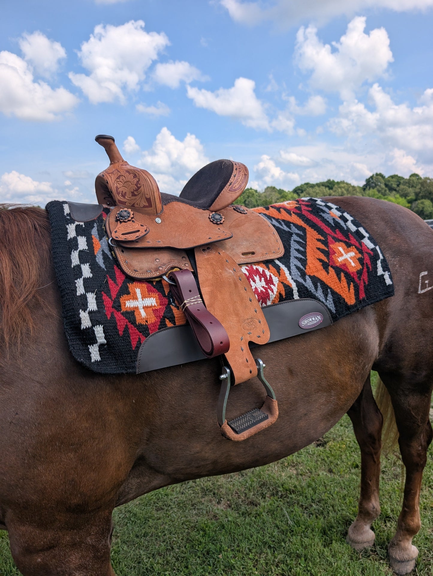 Royal King 10” Youth Reno Roughout Barrel Saddle – Built for Speed & Style