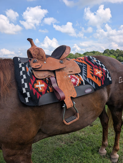 Royal King 10” Youth Reno Roughout Barrel Saddle – Built for Speed & Style