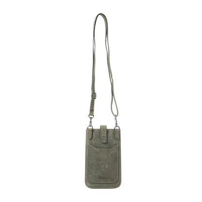 Golden Canyon Cell Phone Bag In Green