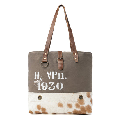 Vintage 1930 Canvas Tote Bag