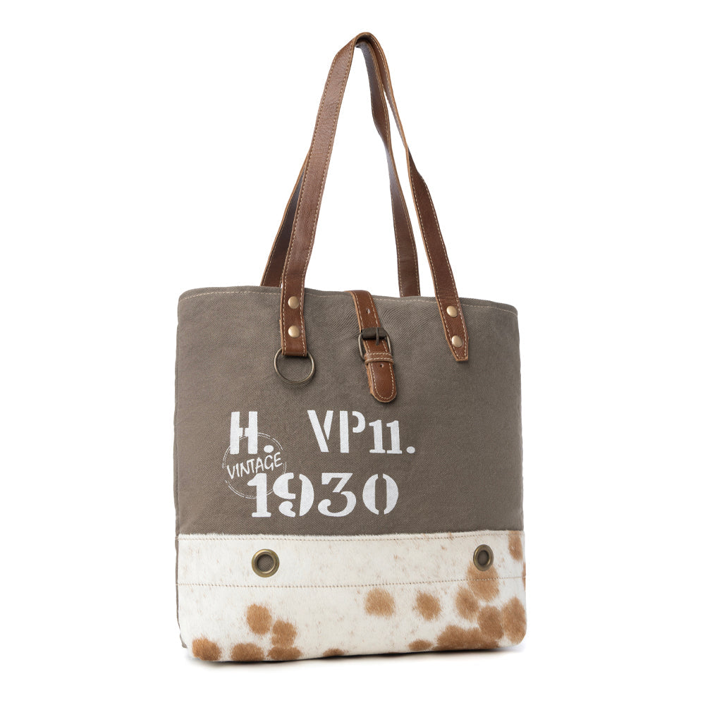 Vintage 1930 Canvas Tote Bag