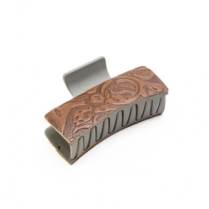 High Vista Hair Comb Clip In Gray