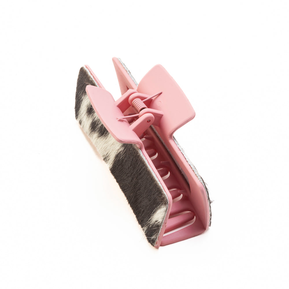 High Vista Hair Comb Clip In Pink and Brown
