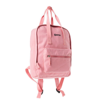 Pioneer Trek Canvas Backpack Bag in Pink