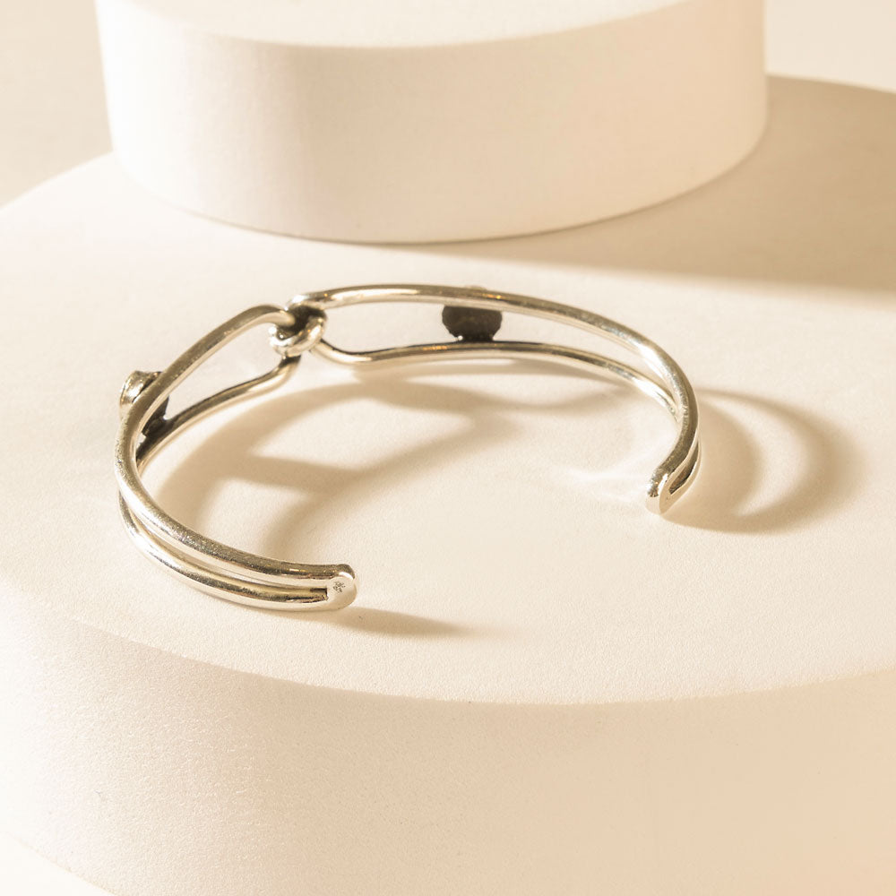 Myra Rider's Promise Cuff in Wild Silver