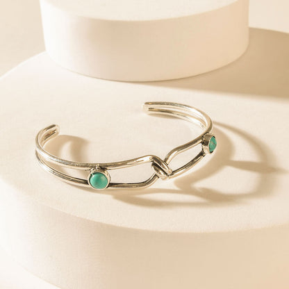 Myra Rider's Promise Cuff in Wild Silver