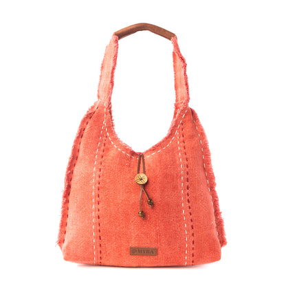 Myra Wild Scarlet Shoulder Bag in Desert Hibiscus
