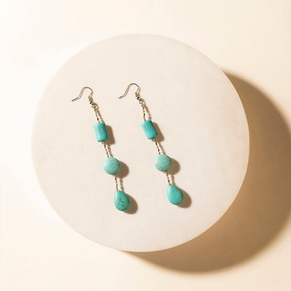 Myra Rio Rodeo Teardrop Earrings in Lagoon Turquoise