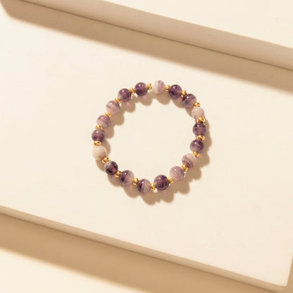 Myra Amethyst Trail Stack Bracelet in Desert Orchid