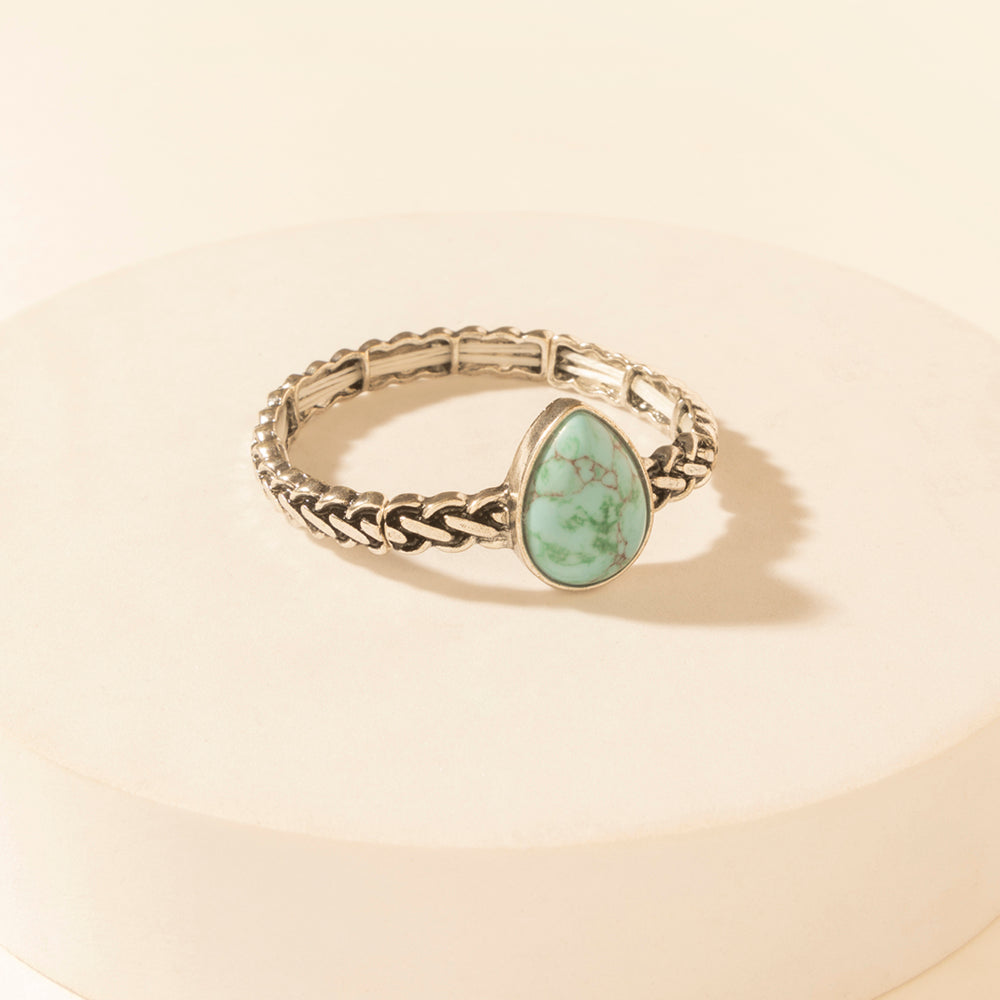 Myra Arroyo Stone Bracelet in Halo Teal