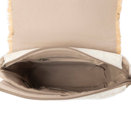 Myra Cinnamon Sands Crossbody Bag in Sunset Ivory
