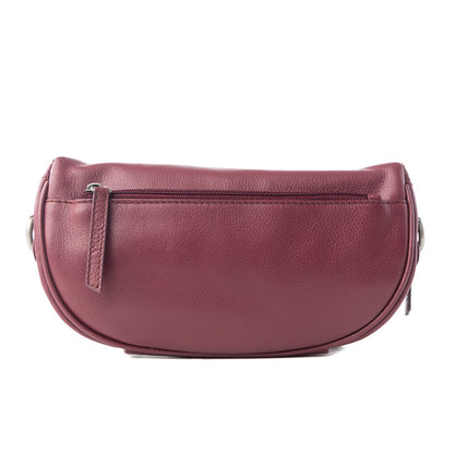 Myra Wild Plum Range Leather Fanny Pack in Ranch Ruby