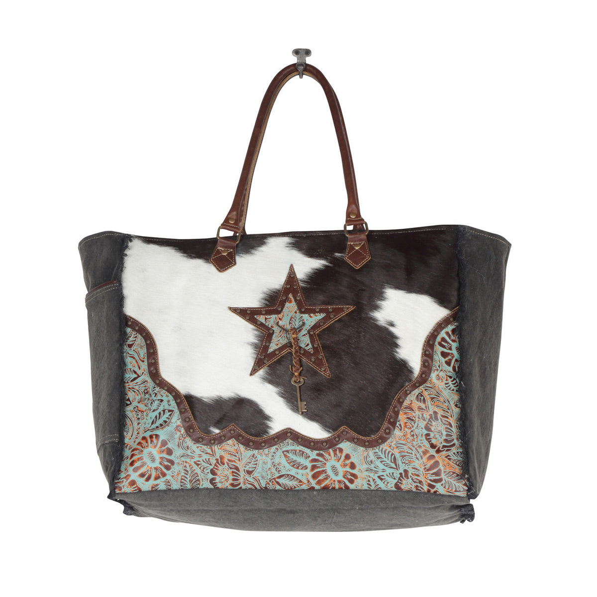 Asterias Canvas & Hairon Bag
