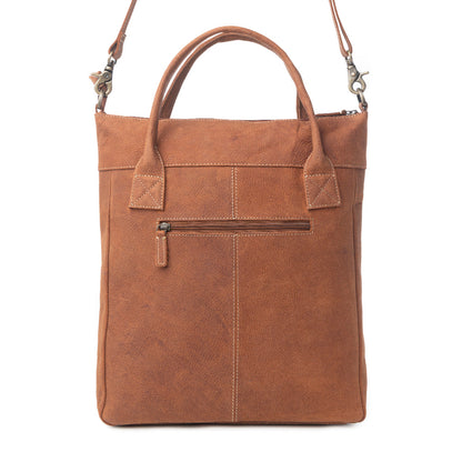 SPIN LEATHER & HAIRON BAG