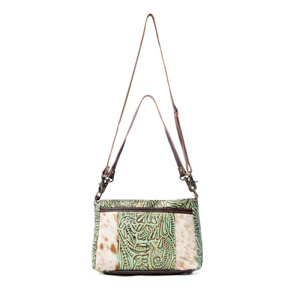 Blazing Bloom Leather & Hairon Bag