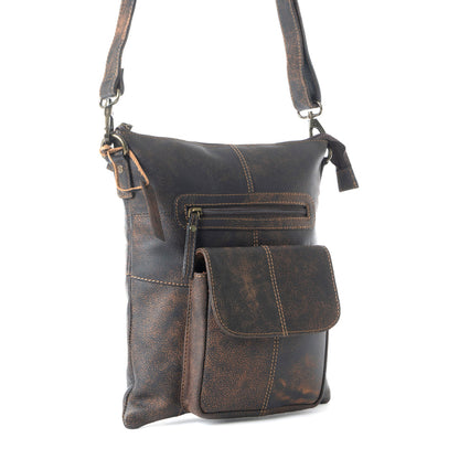 Montana Peak Leather & Hairon Bag