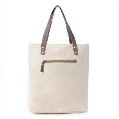 French Countryside Lucky 13 Patchwork Tote Bag