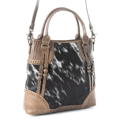Crawford Canyon Tall Leather Hairon Bag