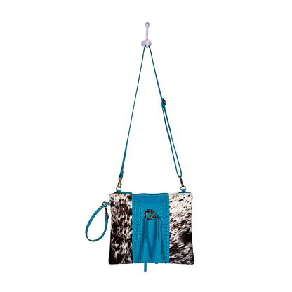 Sky Falcon Canvas And Hairon Bag